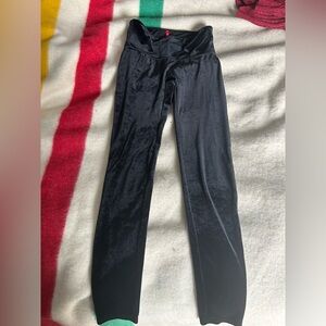 Velour Spanx Black Pants